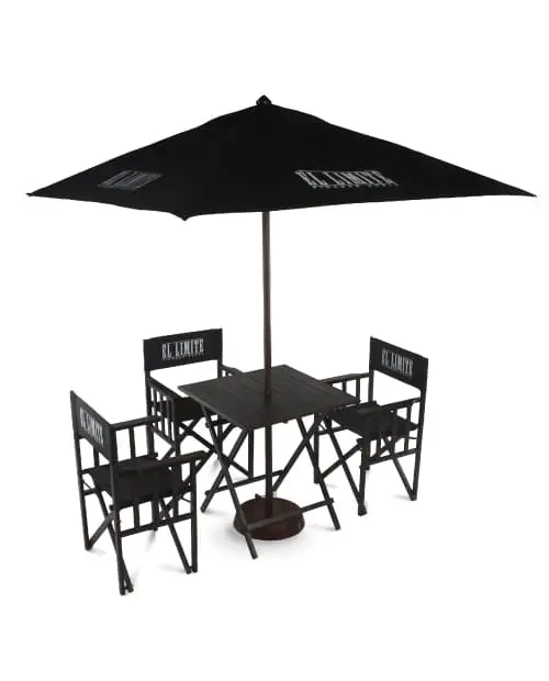 Juego de mesa, sillas y sombrilla para bar de Umbrellas